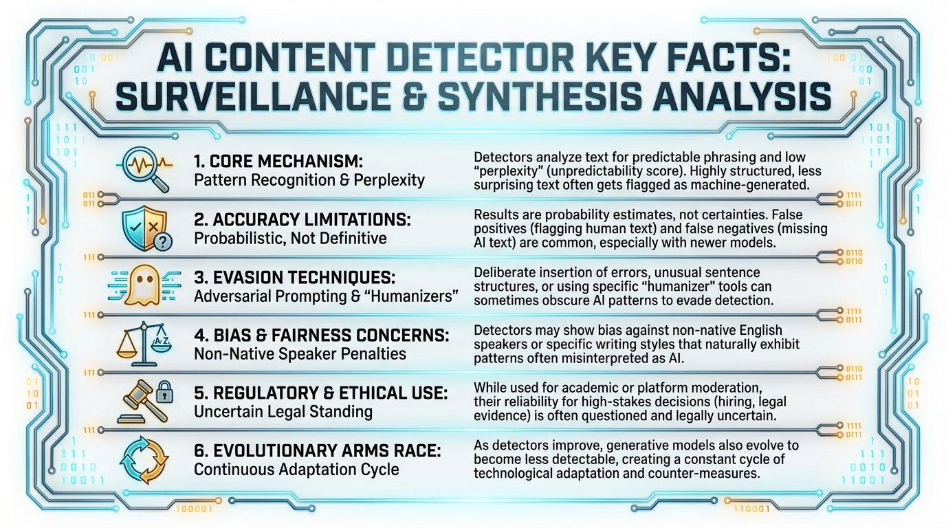 ai content detectors infographic