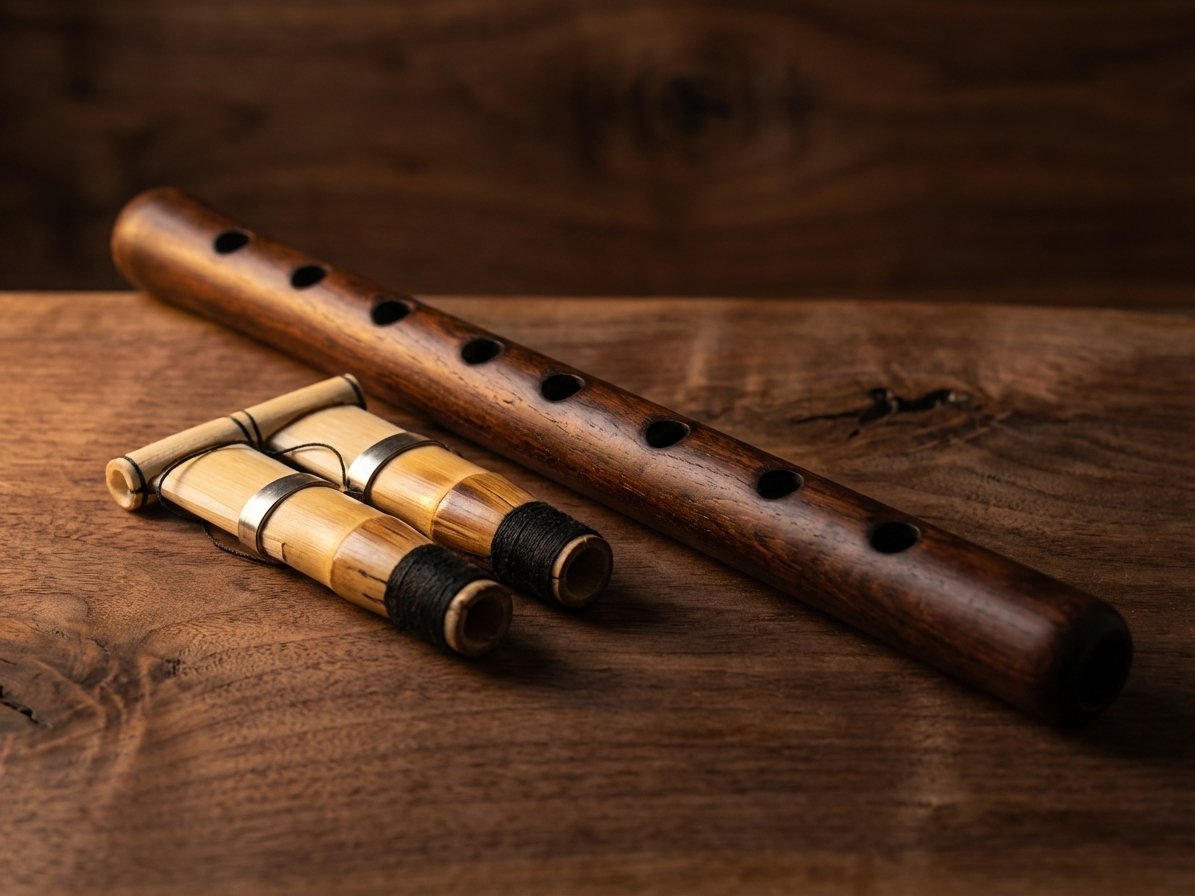 تفاصيل دقيقة لخشب الدودوك الأرمني بلون المشمش وحبيبات الخشب وفتحات الأصابع